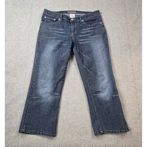VTG Cavaricci Junior's Capri Jeans Low Rise Medium Wash Denim 32" X 23.5" Size 9